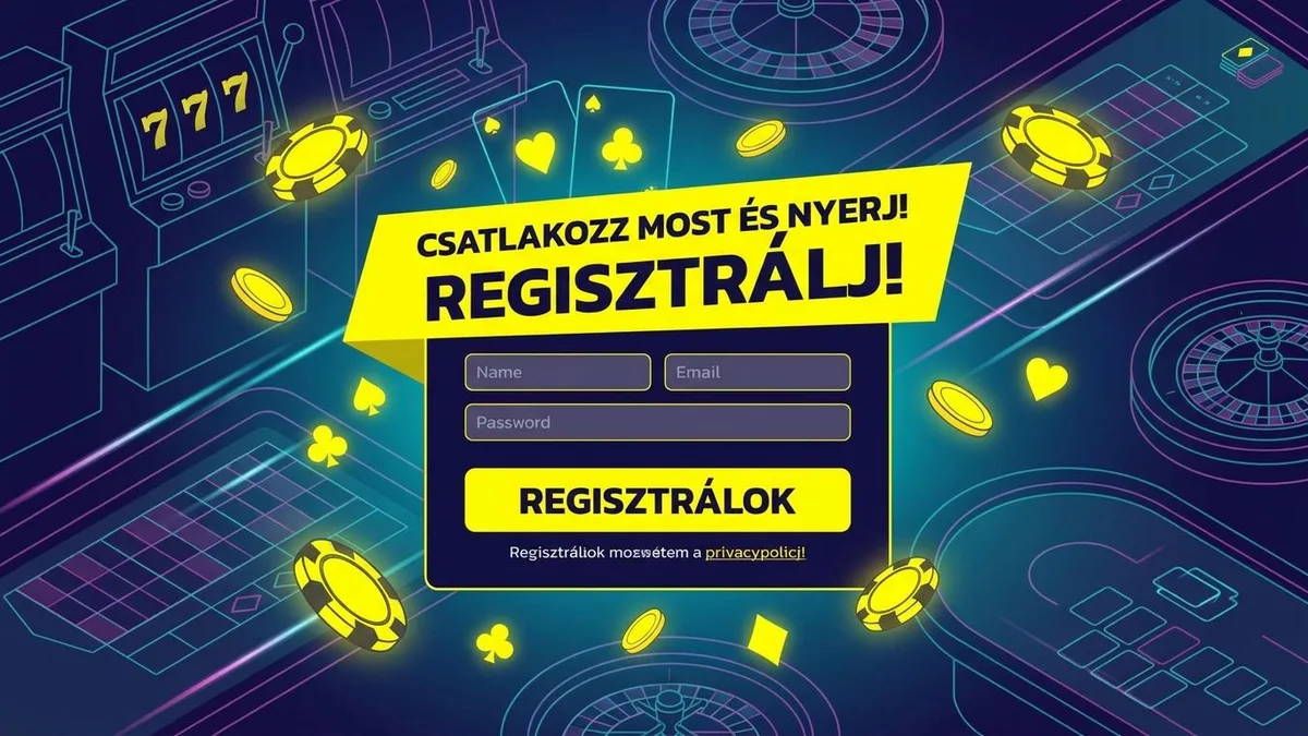 Regisztráció bónusszal